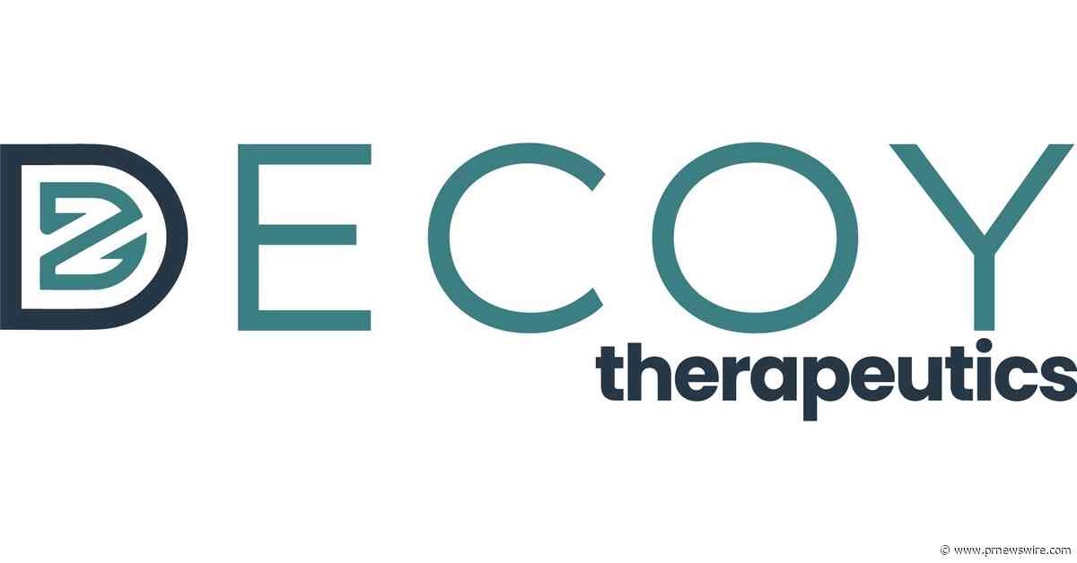 Decoy Therapeutics, Inc. Announces Up to $21 Million Private Placement Financing