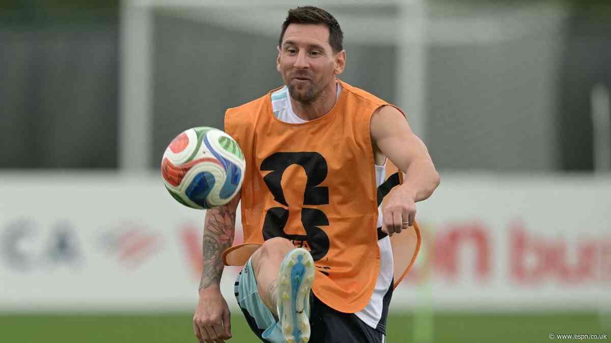Messi to start on bench for Argentina group finale...