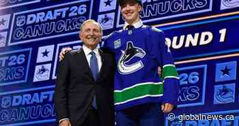 Canucks take Caleb Malhotra third overall at draft