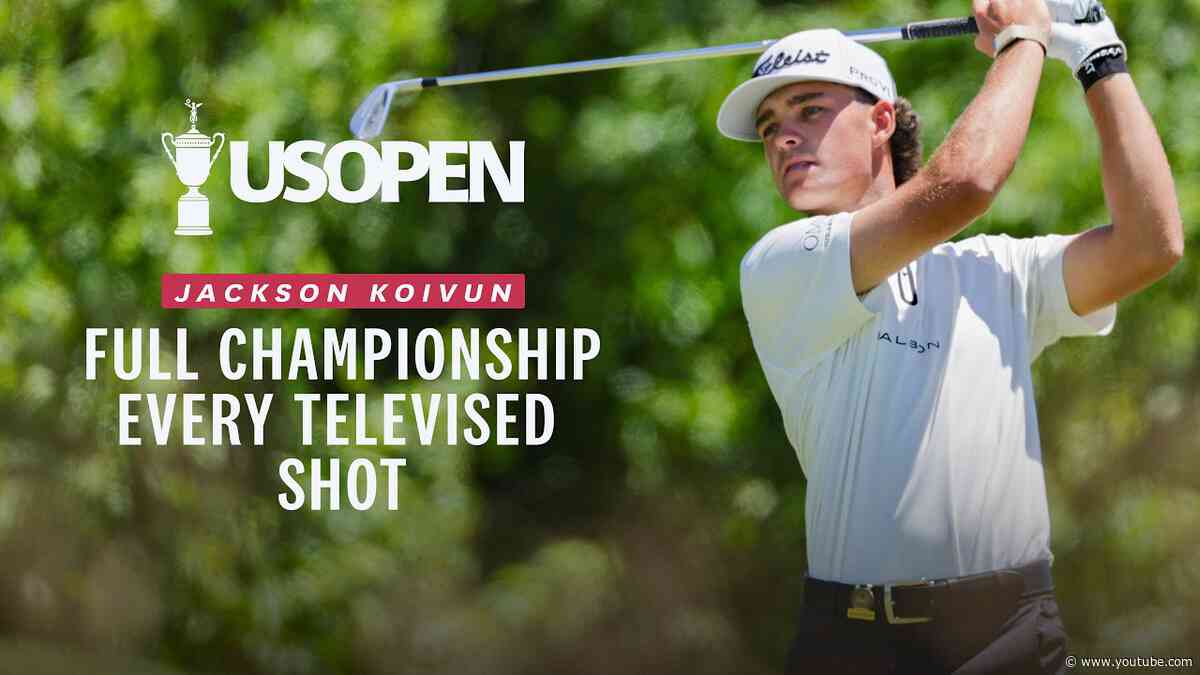 Jackson Koivun, Low Amateur | Every Televised Shot: 2026 U.S. Open Highlights