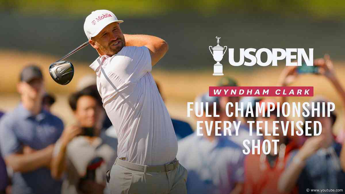 Wyndham Clark 2026 U.S. Open Victory at Shinnecock Hills | Every Televised Shot
