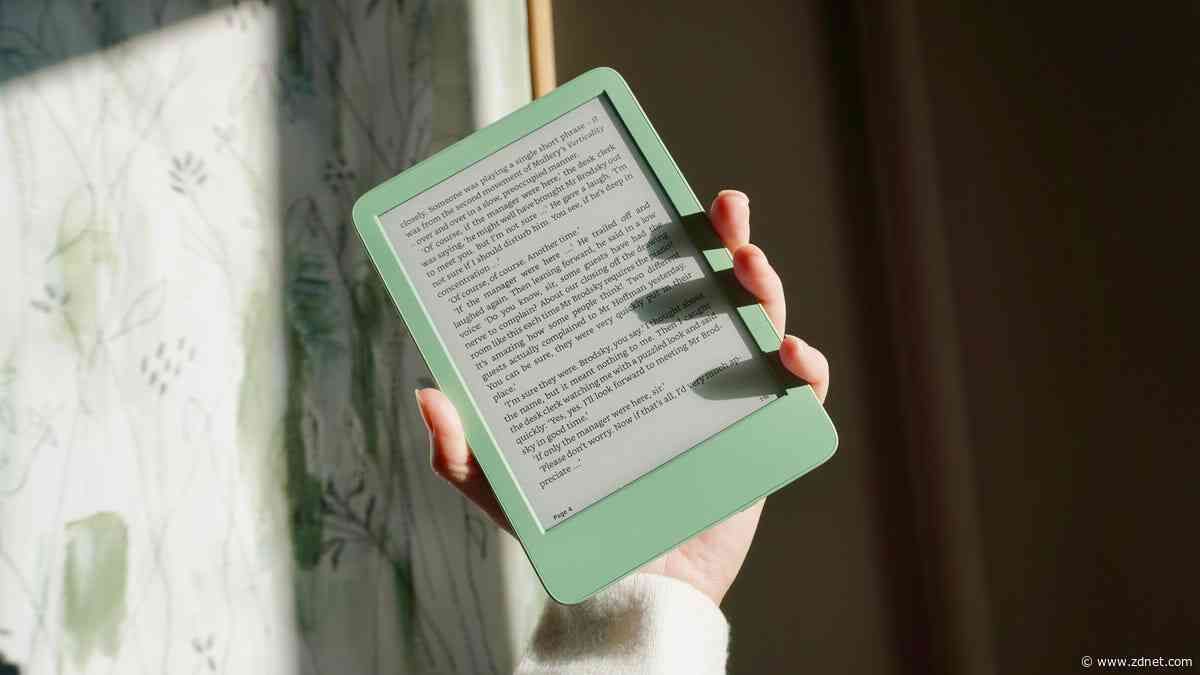 I always pack this palm-sized Kindle before I leave the house - and it's under $100 until Prime Day ends