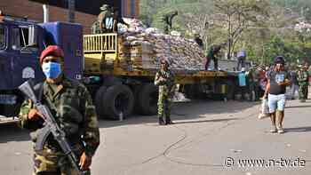 Zufahrtsstraßen gesperrt: Venezuela schickt Militär in Katastrophenregion