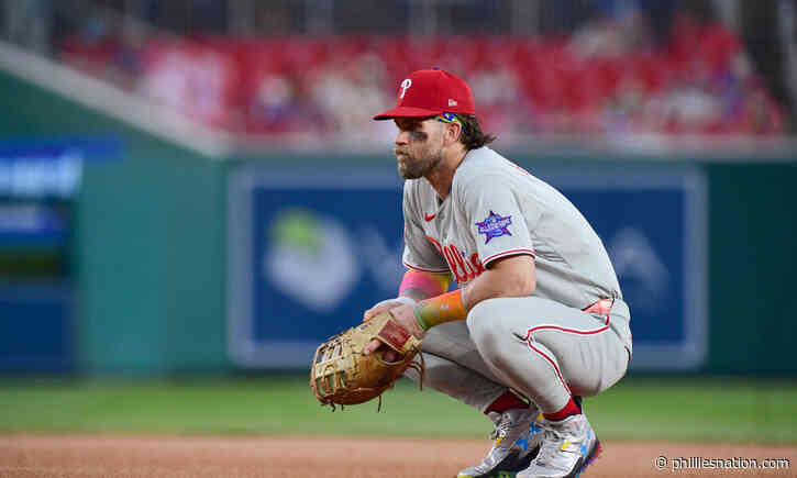 Phillies’ Bryce Harper hears chants, gives (ring) finger to Nationals fans after go-ahead home run