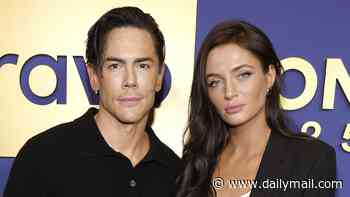 Vanderpump Rules star Tom Sandoval appears to push away girlfriend's father into LIT fire pit during argument in shocking footage