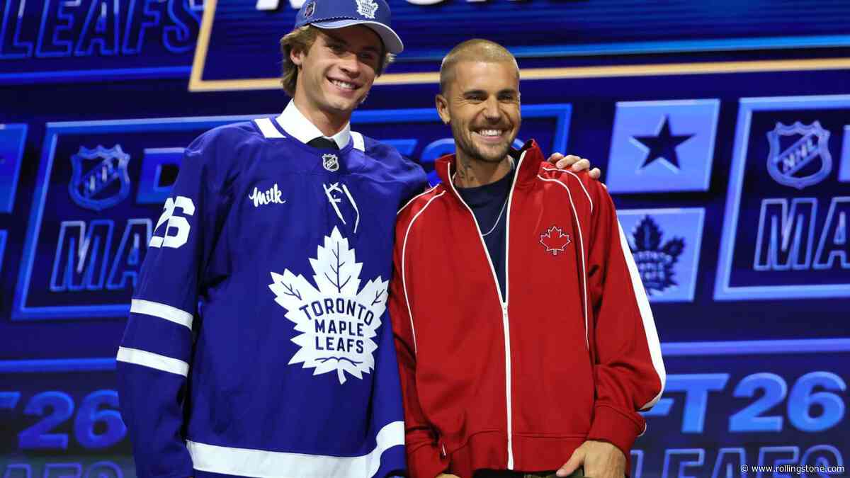 Justin Bieber Announces Number 1 Pick for Hometown Maple Leafs at 2026 NHL Draft