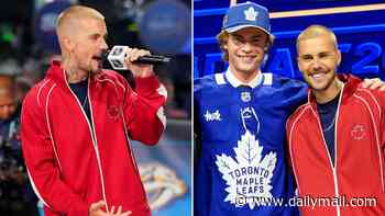 Justin Bieber stuns hockey fans with rare public appearance at NHL Draft for special role
