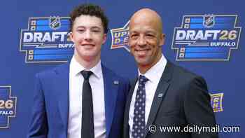 Vancouver Canucks fans left furious as head coach drafts his own son third overall in NHL Draft: 'Nepo pick'