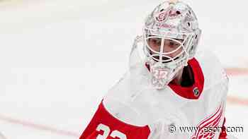 Detroit deals top goalie prospect Cossa to Utah