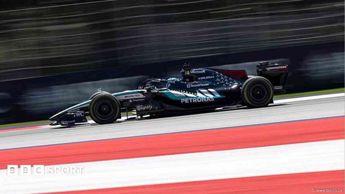 Mercedes' Antonelli tops Friday practice in Austria