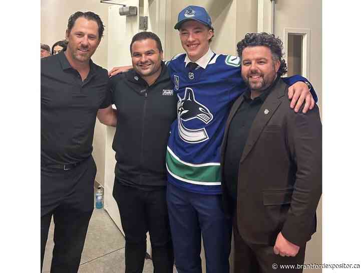 Brantford Bulldogs' Caleb Malhotra drafted third overall by Vancouver Canucks