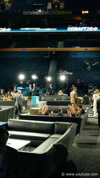 Calm before the storm at the #NHLDraft in Buffalo!