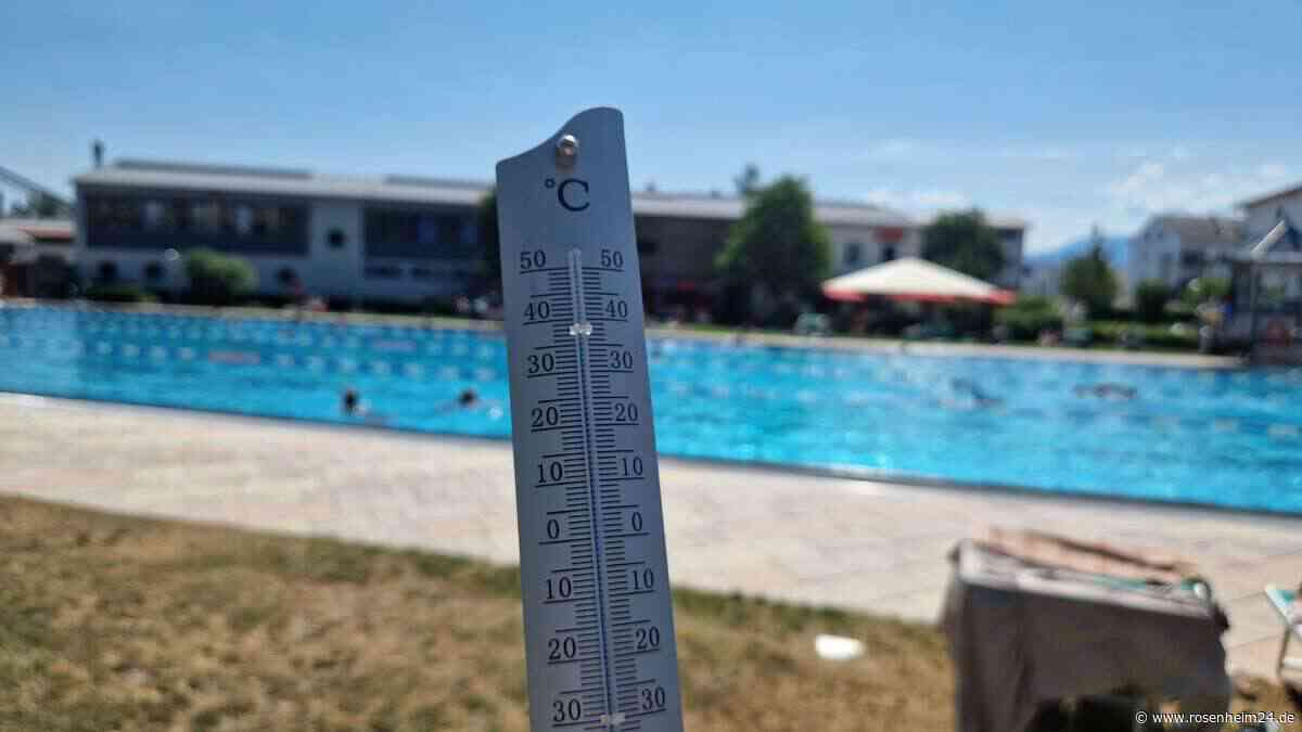 Ansturm auf Rosenheimer Freibad: Wann droht am Hitze-Wochenende der Einlassstopp?