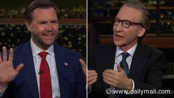 JD Vance catches Bill Maher off guard with sex and drugs quip... and has brutal dig at Gavin Newsom: 'Was that mean?'