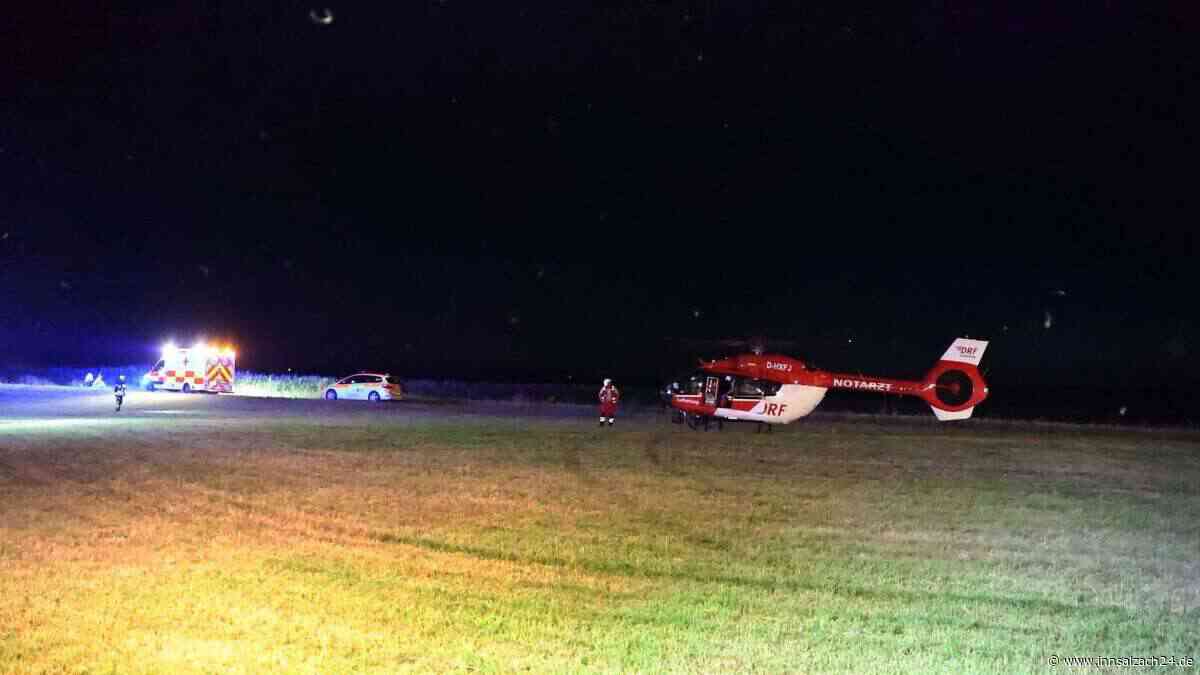 Älterer Radfahrer stürzt schwer – Rettungshubschrauber fliegt Mann in Klinik
