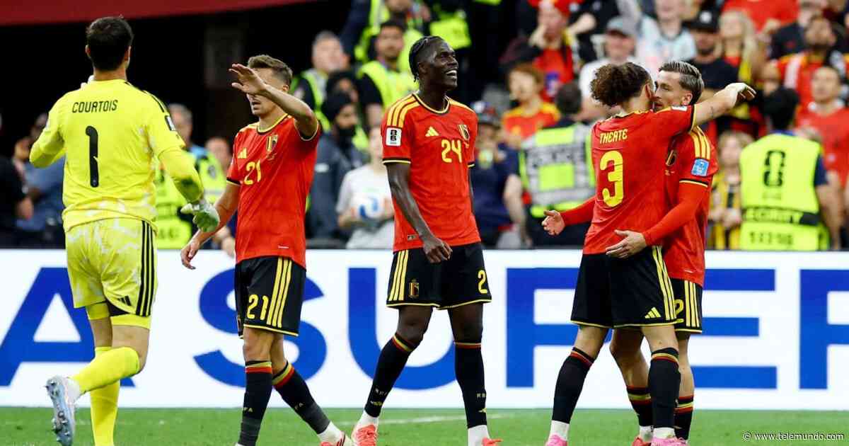 Alexis Saelemaekers sella la goleada y el liderato de Bélgica