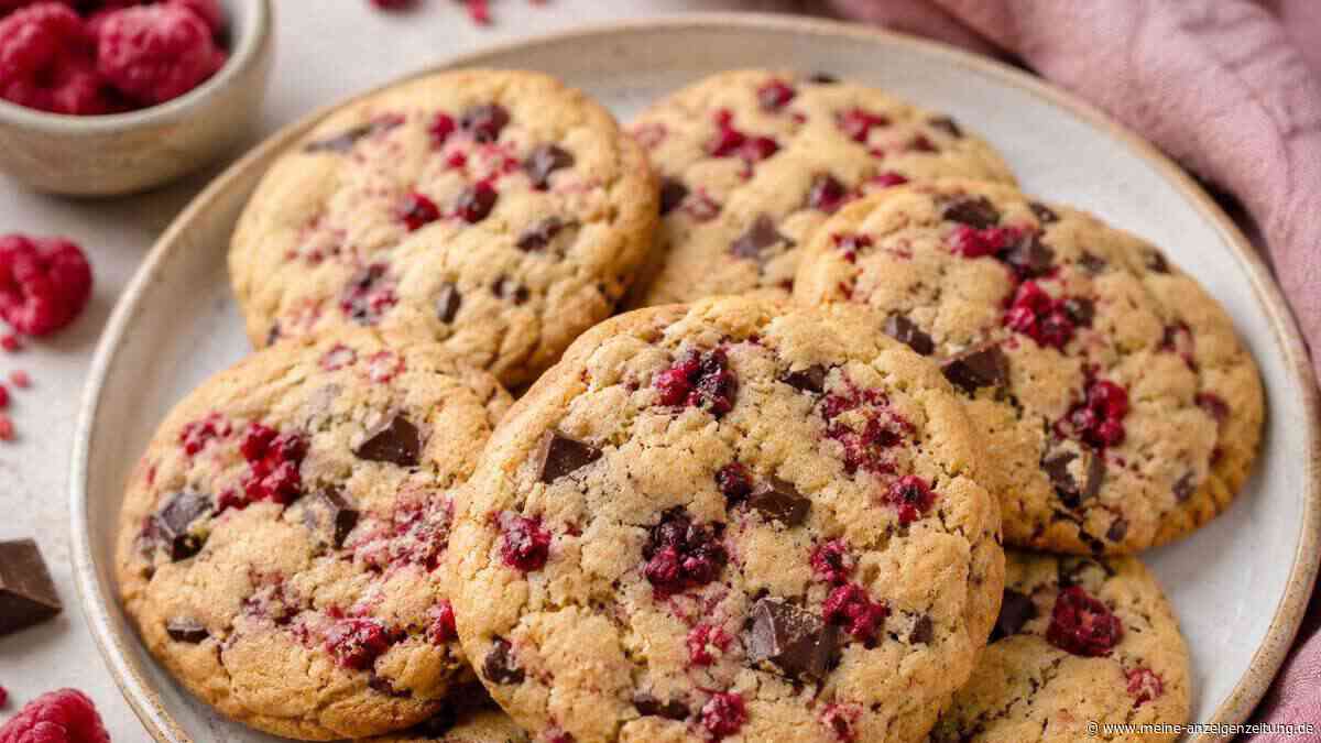 So schmeckt moderner Genuss: vegane Himbeer-Cookies, die süchtig machen