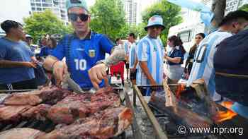 There's a beef about beef at the World Cup, as Argentina fans pour into Texas