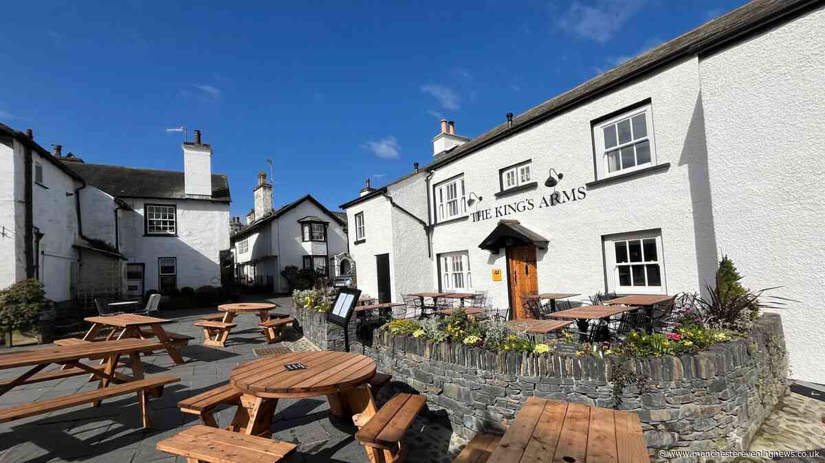 Historic pub in fairytale village where cars are banned named best in county