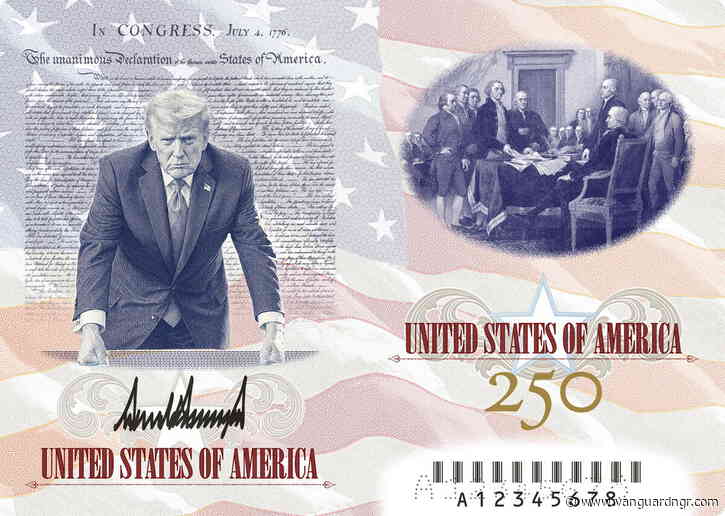 Trump unveils new US passport with picture of himself