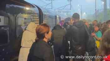 ScotRail passengers flee train after terrifying 'lightning strike'