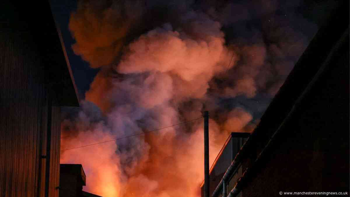Cheetham Hill fire LIVE updates following huge early hours incident