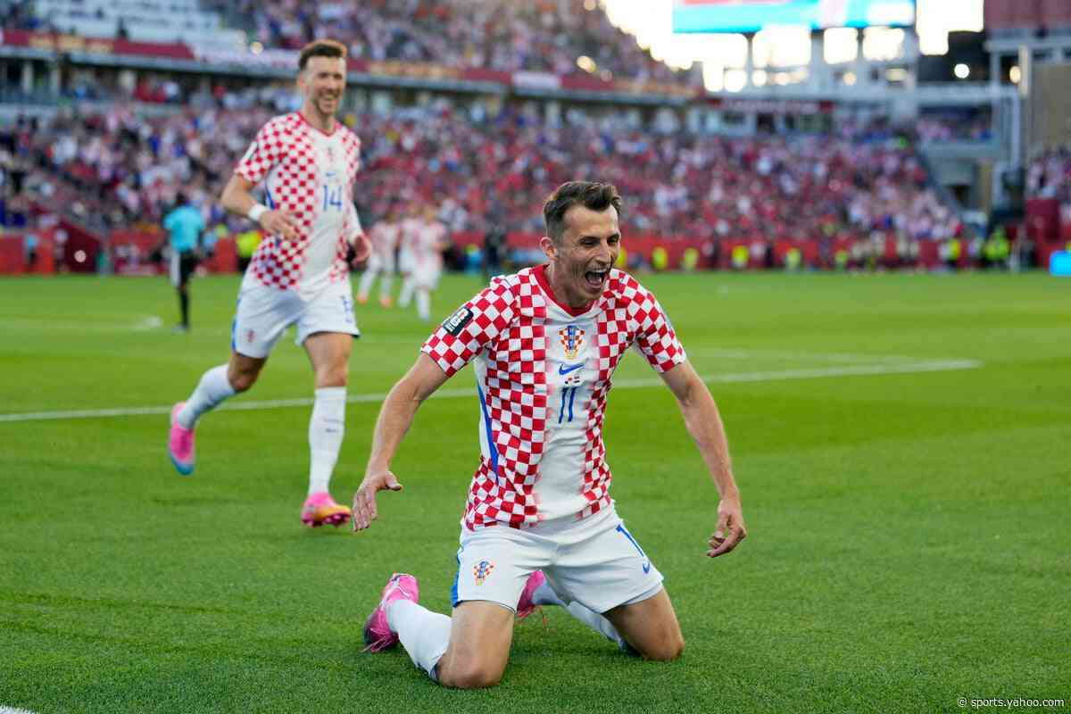 What do Croatia need to qualify alongside England and Ghana for the World Cup knockouts from Group L?