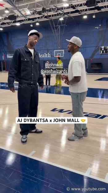 The Wizards 2010 and 2026 No. 1 picks link up 🤝 (via aj.dybantsa/IG)