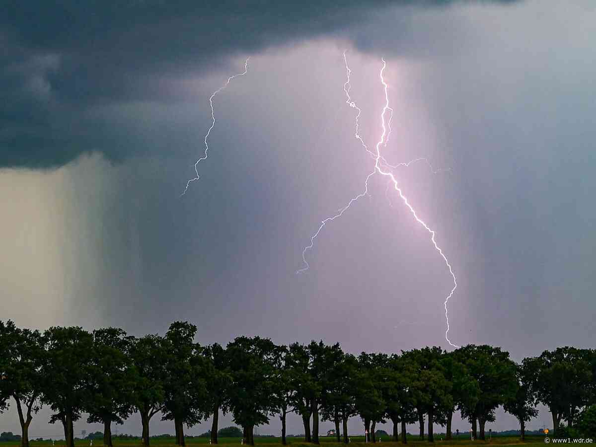 Am Wochenende weitere Gewitter mit Unwetter-Potenzial