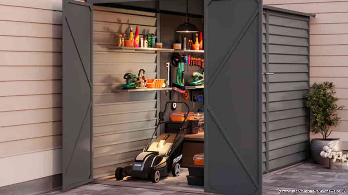 Gardeners race to snap up £124 outdoor storage shed as price plummets from £330