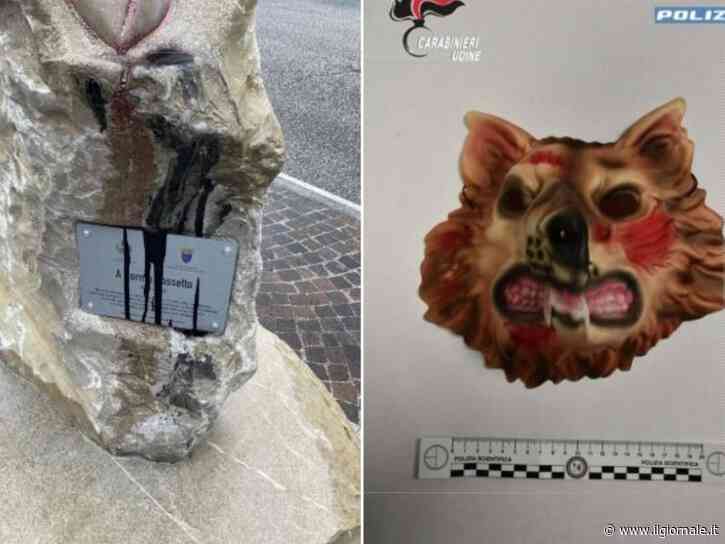 Individuato il vandalo della targa di Norma Cossetto a Cividale del Friuli: ha agito mascherato da animale