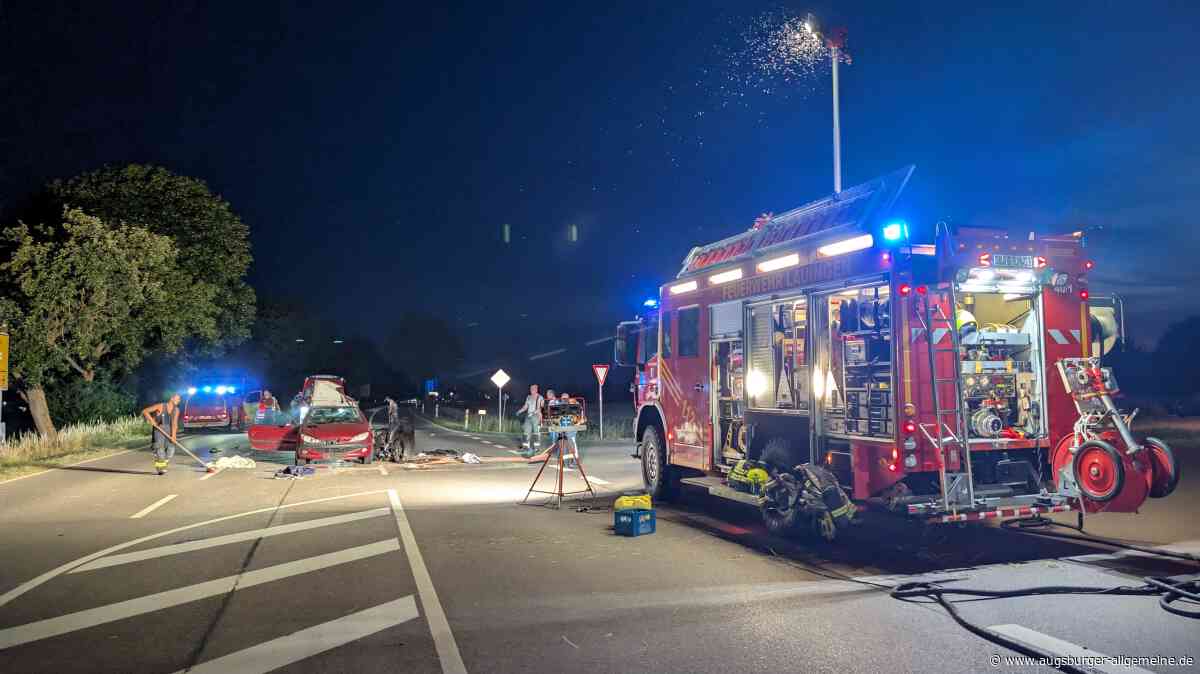 Schwerer Unfall bei Lauingen: Zwei Personen sterben