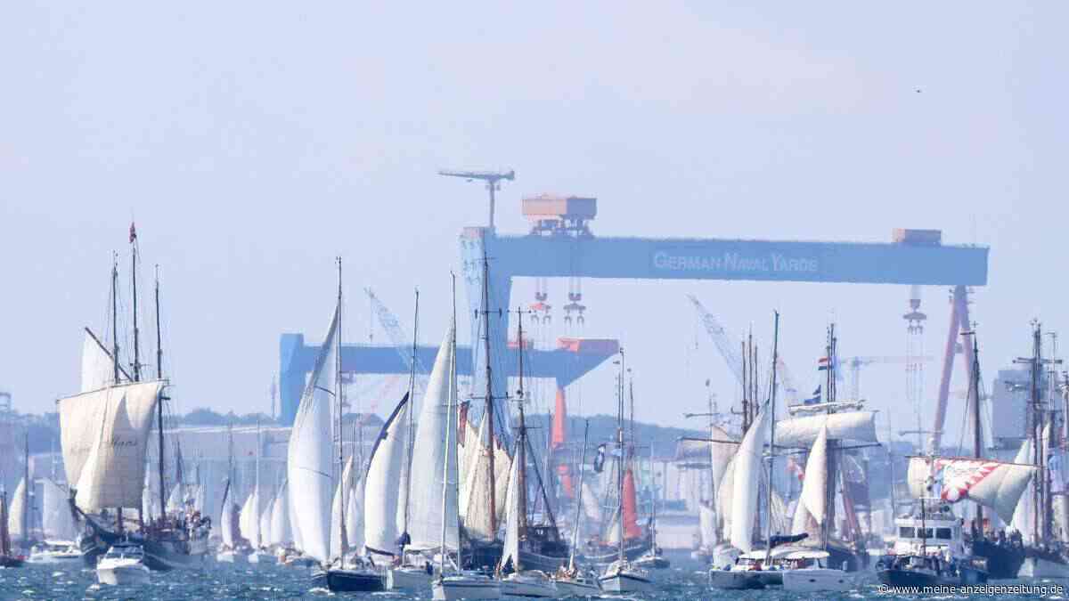 Windjammerparade der Kieler Woche im Livestream: Mehr als 100 Schiffe auf der Förde