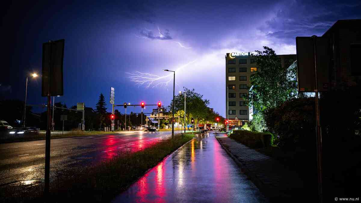 Vanavond code oranje vanwege onweer: 'Alle ingrediënten aanwezig voor zwaar noodweer'