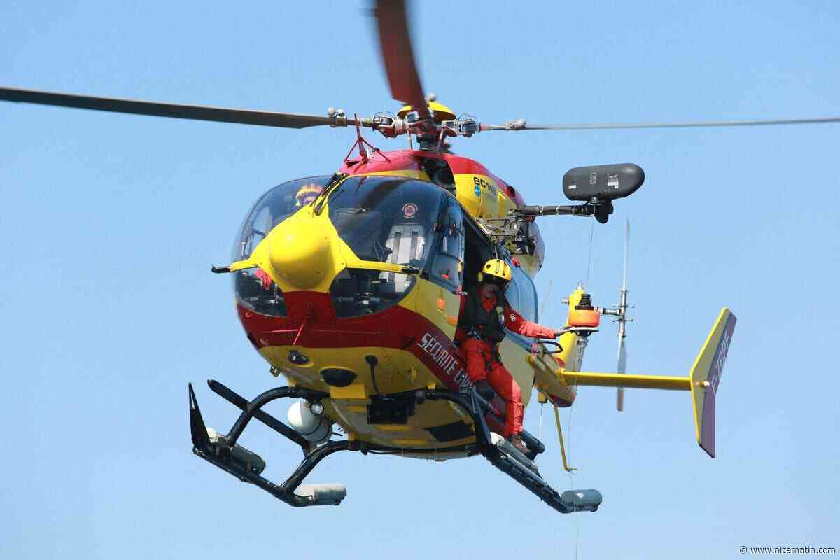 Un motard grièvement blessé après une chute de quatre mètres à Tende