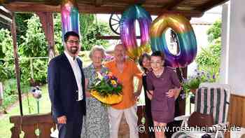 Ein besonderer Ehrentag: Die Rosenheimerin Annemarie Geisberger feierte ihren 100. Geburtstag
