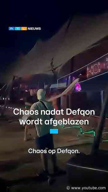 Chaos nadat Defqon wordt afgeblazen | RTL Nieuws