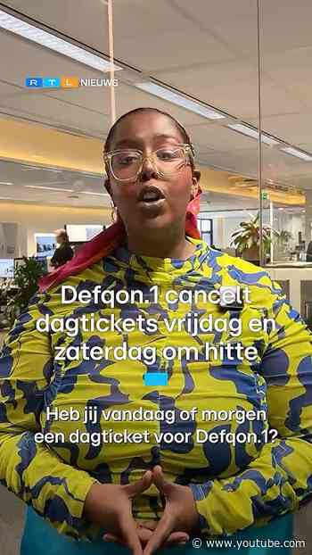 Dagticket voor Defqon.1? Dan ben je morgen en zaterdag niet welkom om hitte | RTL Nieuws