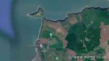 Plane crash lands in sea off UK coast as passengers found floating on wing