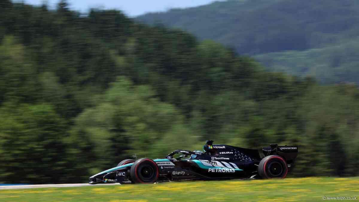 Russell fastest in Austria final practice