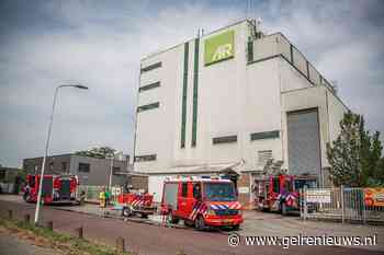 Brand in voederpers bij veevoerbedrijf in Didam