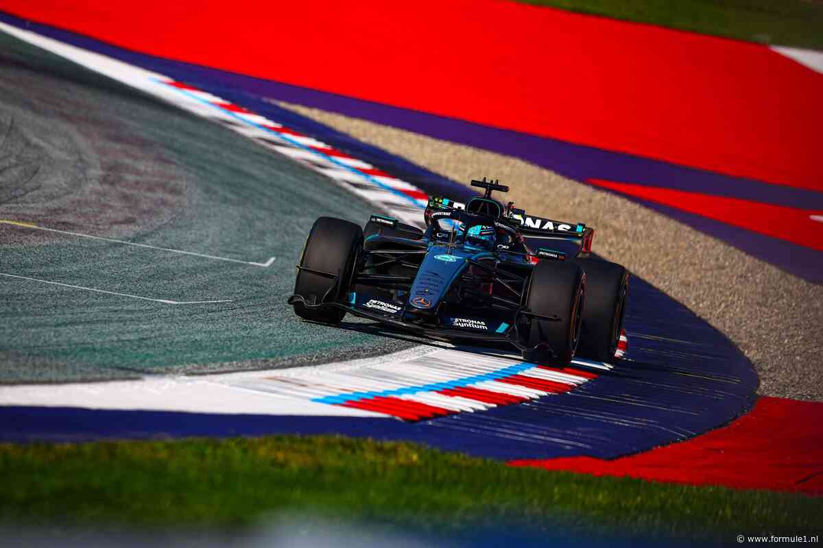 VT3 GP Oostenrijk: Russell troeft Antonelli af, Max Verstappen zit er goed bij
