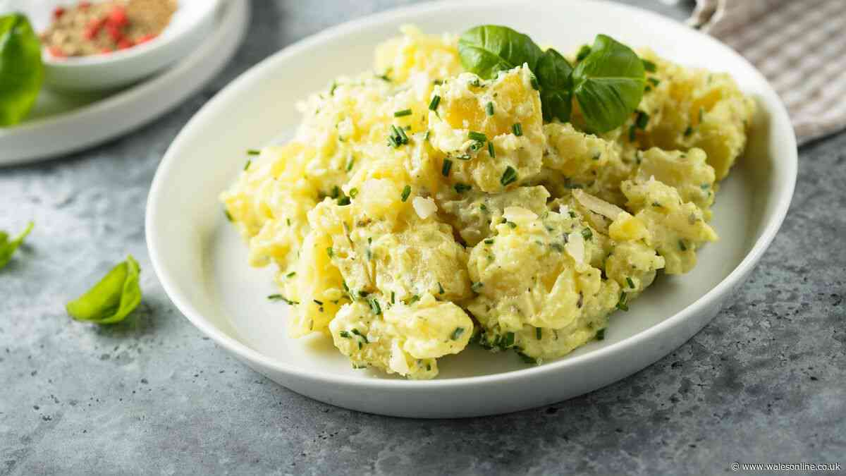 Add one ingredient to mayo for the best creamy potato salad that's creamy and flavourful