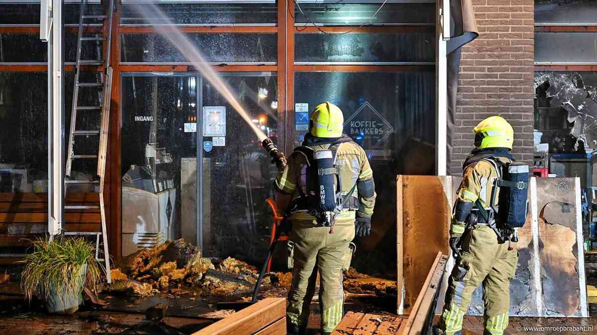 Drie minderjarigen opgepakt voor brand bij lunchroom in Goirle