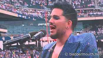 Watch: QUEEN's ADAM LAMBERT Sings U.S. National Anthem Before New York Mets Vs. Philadelphia Phillies Game In New York