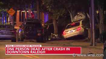Man dies in crash on West Martin Street in downtown Raleigh