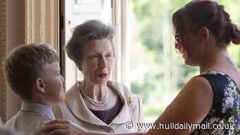 Royal recognition for ‘extraordinary’ partners, families and supporters of Hull-based charity as the Princess Royal pays a visit