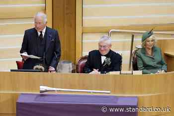 King calls for debate with ‘respect’ at opening of Scottish Parliament session