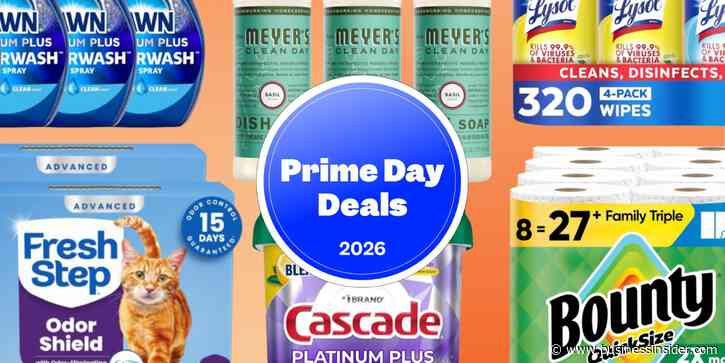 Buy in bulk to save this Prime Day: dish soap, cleaning essentials, and more