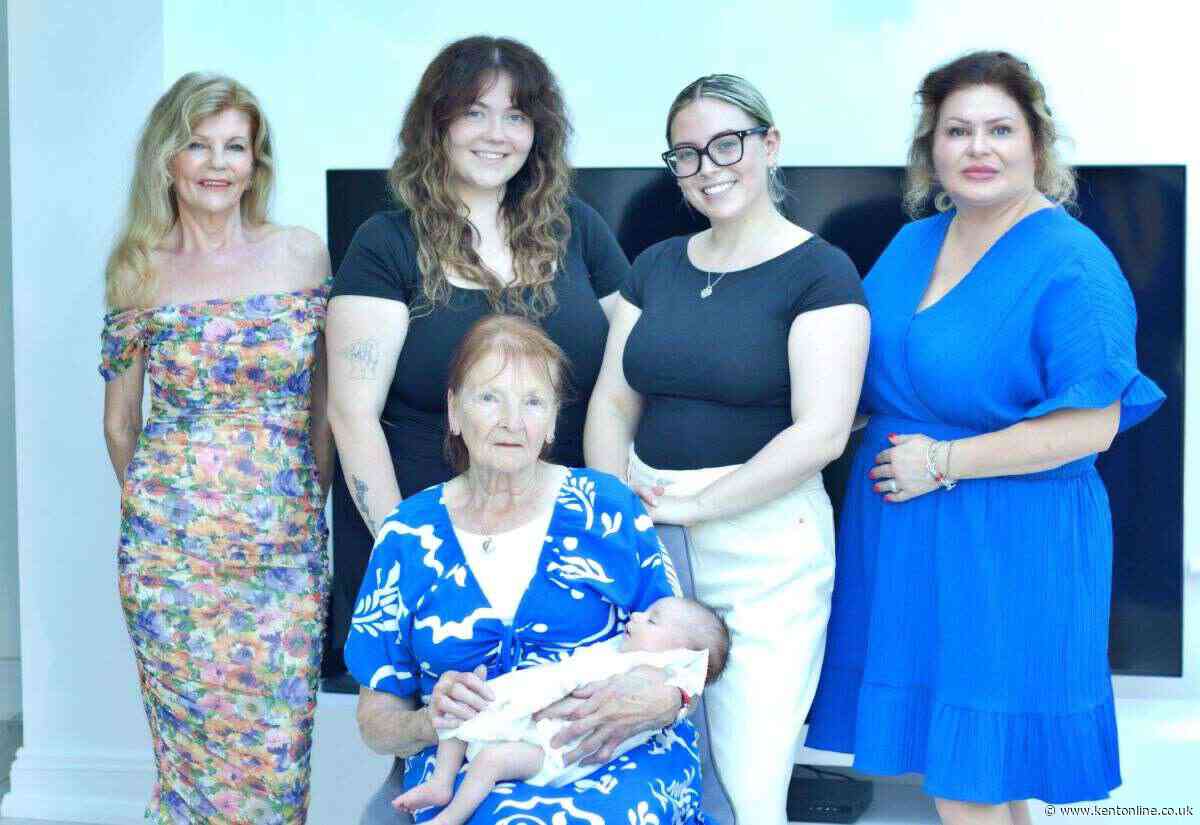 ‘It’s just so precious’: Baby Willow’s arrival makes it five generations of females
